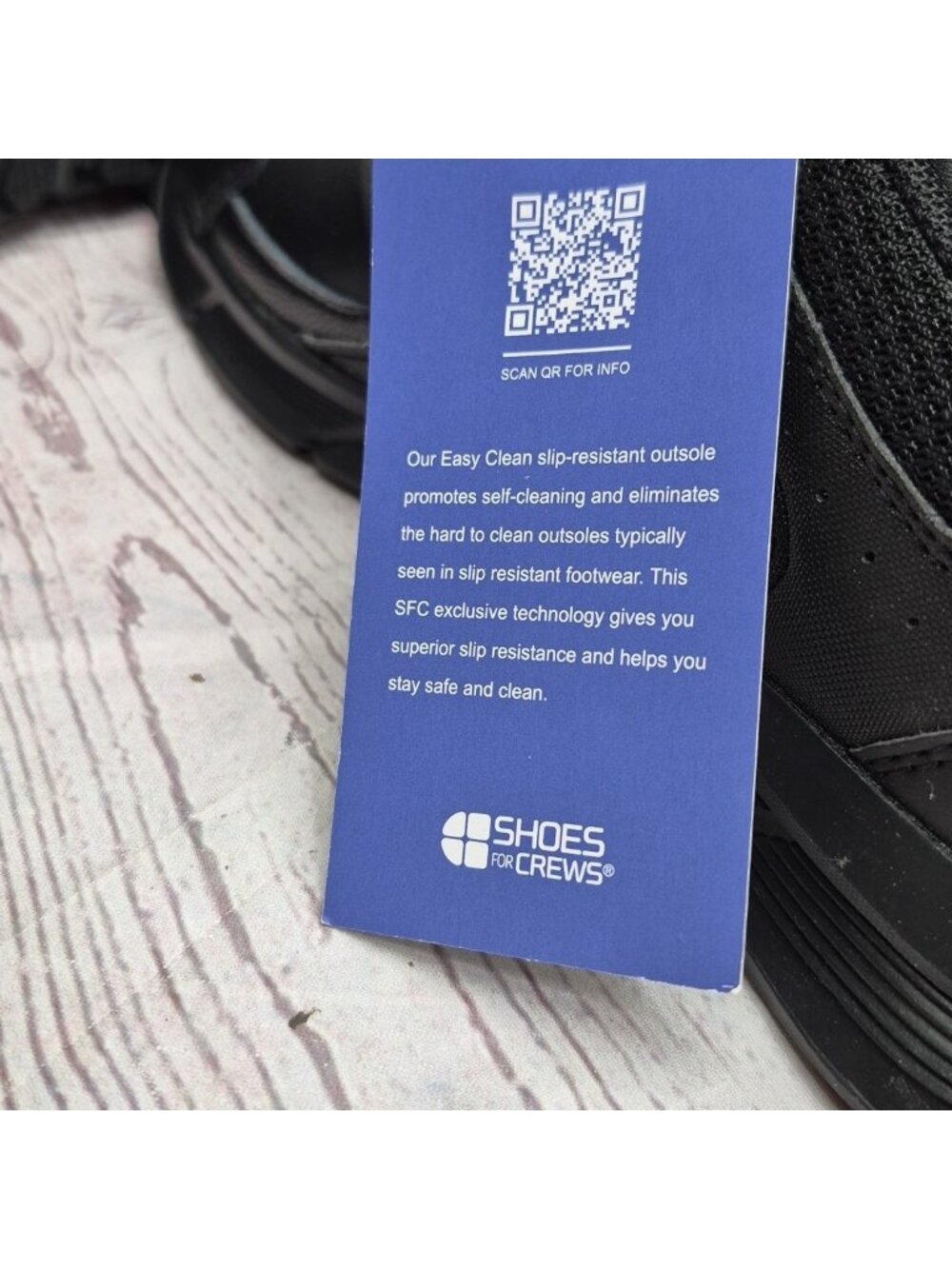 Shoes For Crews Womens Entree II Black Slip Resistant Slip-On Sneakers 7.5~ NEW - Picture 9 of 9